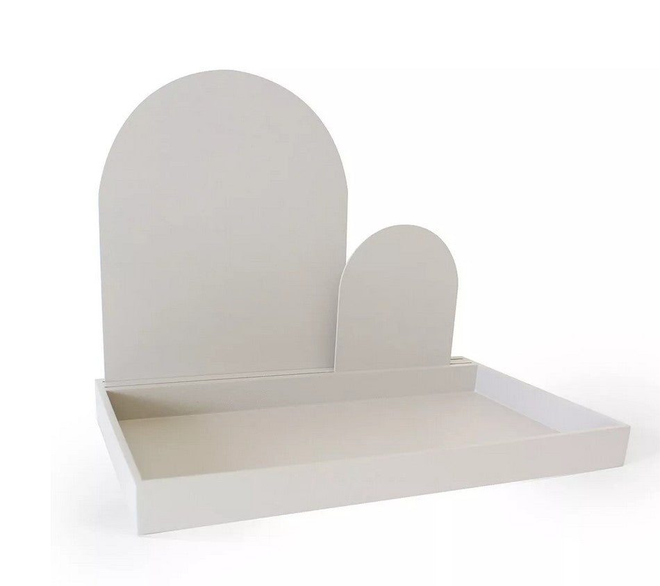 Dienblad met dubbele boog (blanco)