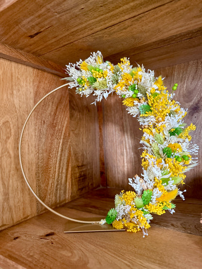 Flower hoop (metaal) op voet
